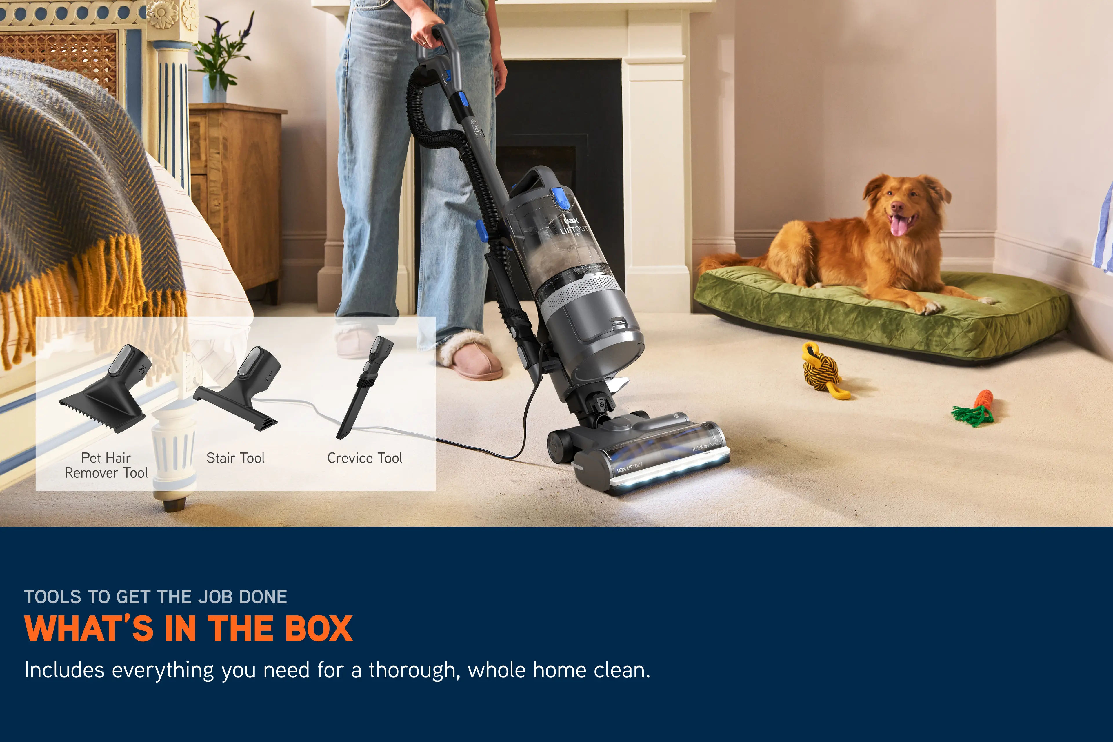 VAX LiftOut Pet Corded Upright Vacuum Cleaner